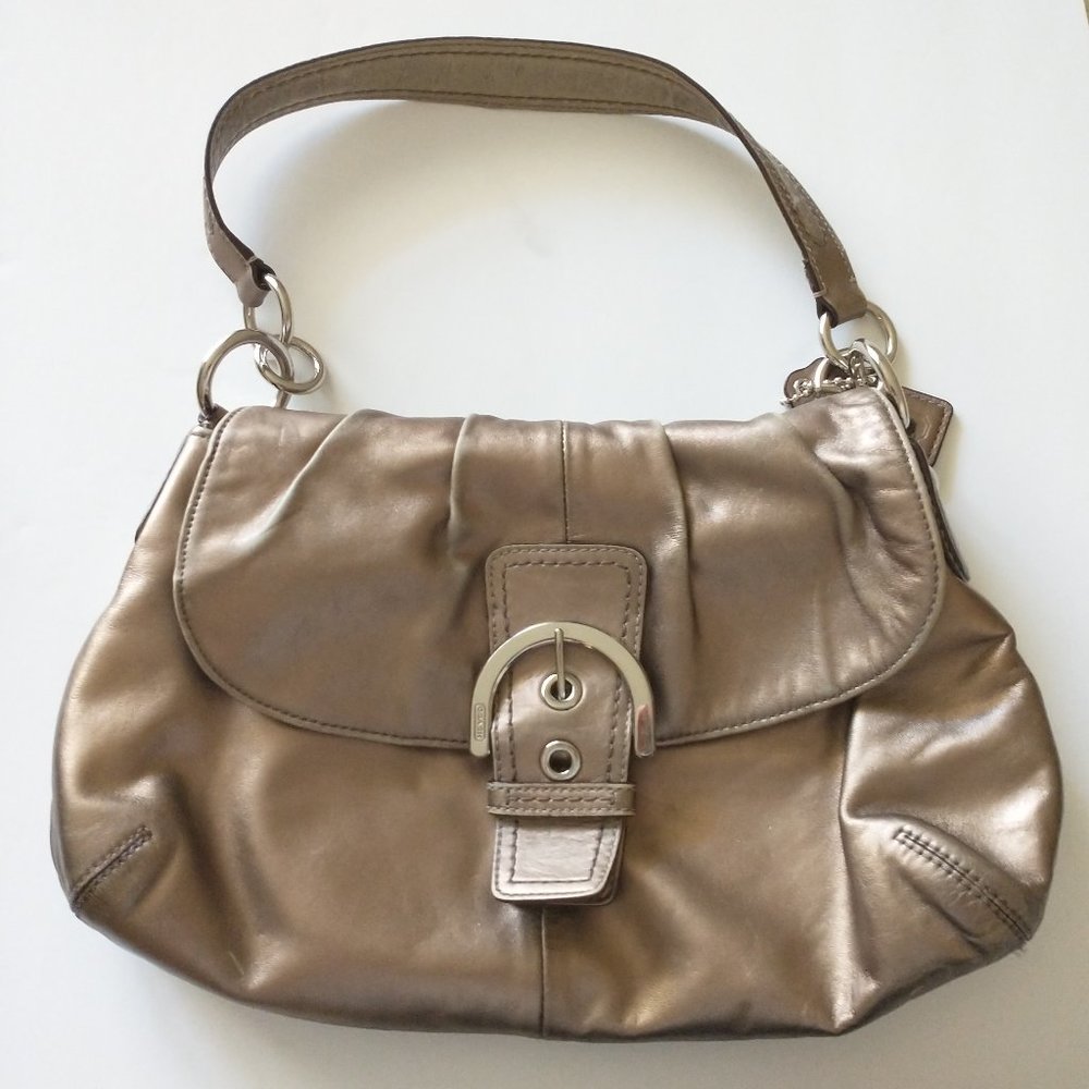 Coach Soho Hobo Metallic Shoulder Bag